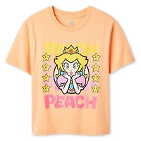 Super Mario Girls' Princess Peach T-Shirt