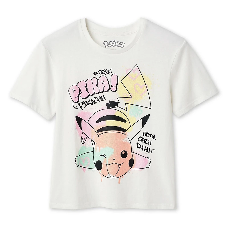 T-shirt Pikachu Pokémon pour filles