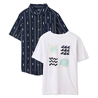 George Boys' Two Piece Woven Shirt Set