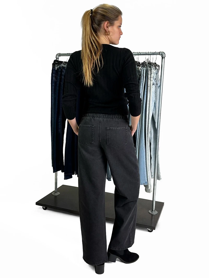 Jeaniologie™ Femme JN À ENFILER NOIR