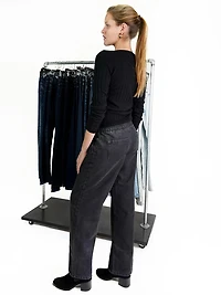 Jeaniologie™ Femme JN À ENFILER NOIR