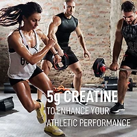 LEANFIT SPORT CREATINE MONOHYDRATE™ en poudre, non aromatisé 500 g – 5 g de créatine par portion, certification Informed Choice, créatine micronisée et de qualité pharmaceutique, sans gluten, végétalien