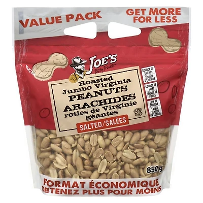 Joe's Tasty travels ROASTED JUMBO VIRGINIA PEANUTS SALTED