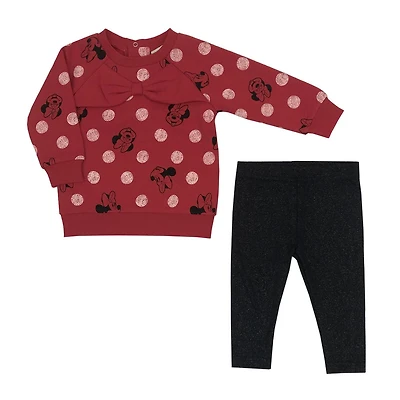 Disney Minnie Mouse ensemble legging pour filles