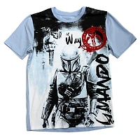 Men's license Mandalorian T shirt