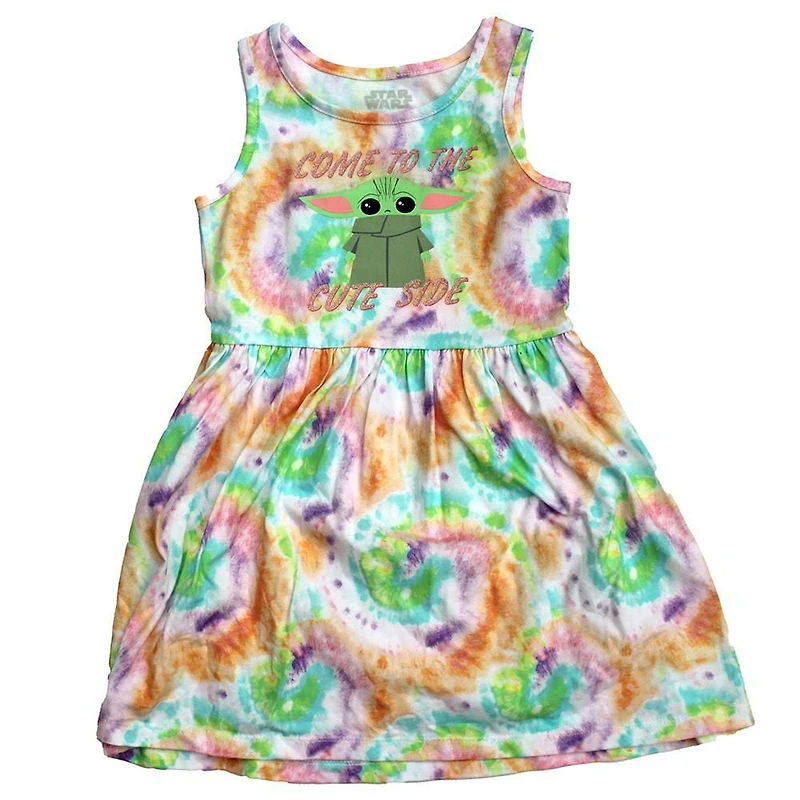 Robe d'été pour filles Baby Yoda.
