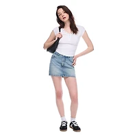 T-shirt henley No Boundaries pour femmes