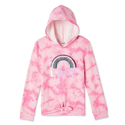 George Girls' Tie-Front Hoodie