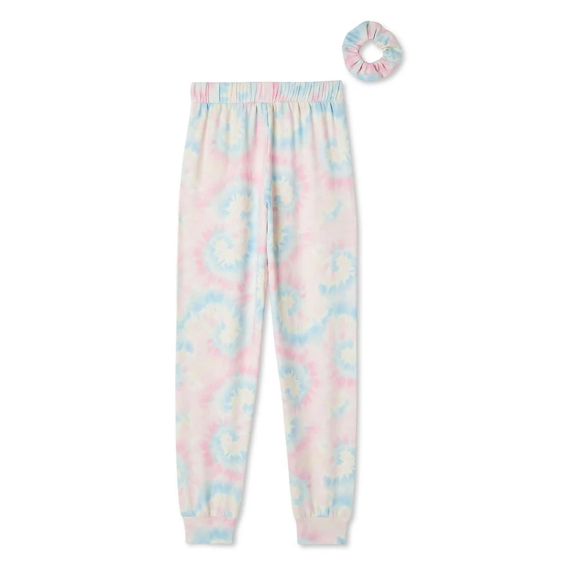George Girls' Tie-Dye Jogger and Scrunchie 2-Piece Set