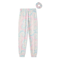 George Girls' Tie-Dye Jogger and Scrunchie 2-Piece Set