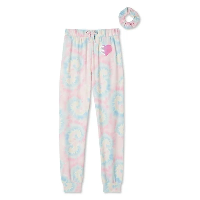 George Girls' Tie-Dye Jogger and Scrunchie 2-Piece Set