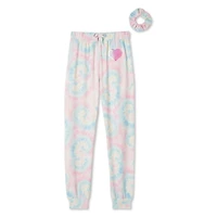 George Girls' Tie-Dye Jogger and Scrunchie 2-Piece Set