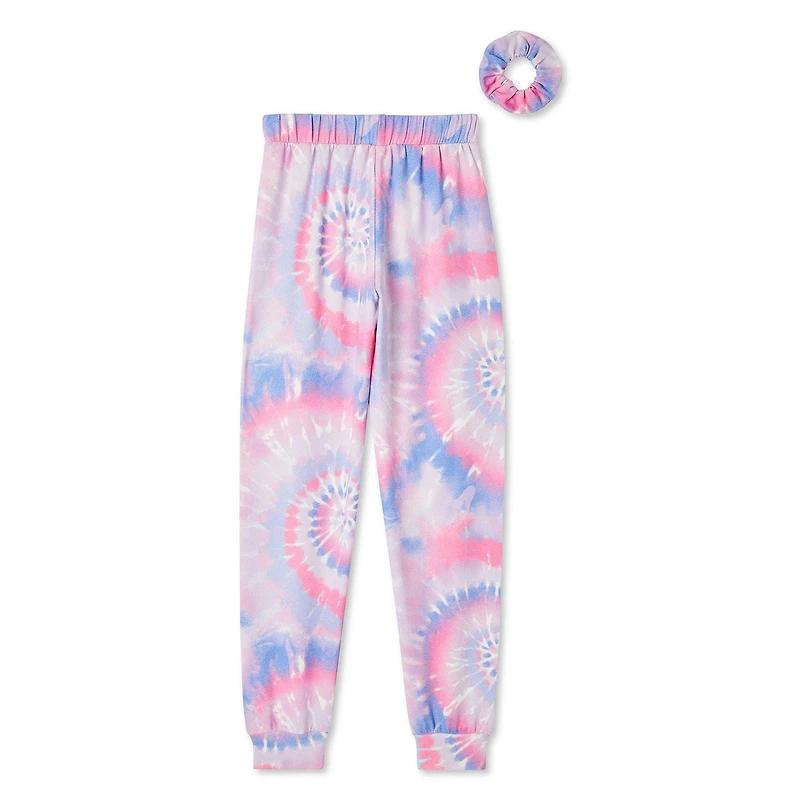 George Girls' Tie-Dye Jogger and Scrunchie 2-Piece Set