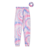 George Girls' Tie-Dye Jogger and Scrunchie 2-Piece Set