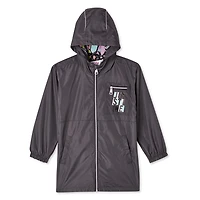 Justice Girls' Long Windbreaker