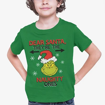 Dr Seuss Boy's basic tee shirt. This boys crew neck tee shirt has short sleeves and a trendy print and