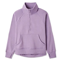 Chandail à demi-fermeture éclair Athletic Works pour femmes