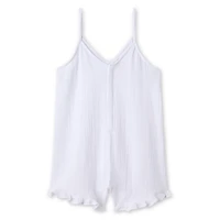 Cache-maillot style combinaison en rayonne froissée No Boundaries pour femmes