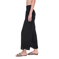No Boundaries Women's Crinkled Pant Cover-Up
