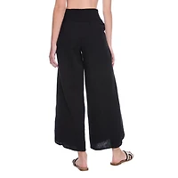 No Boundaries Women's Crinkled Pant Cover-Up