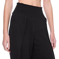 No Boundaries Women's Crinkled Pant Cover-Up