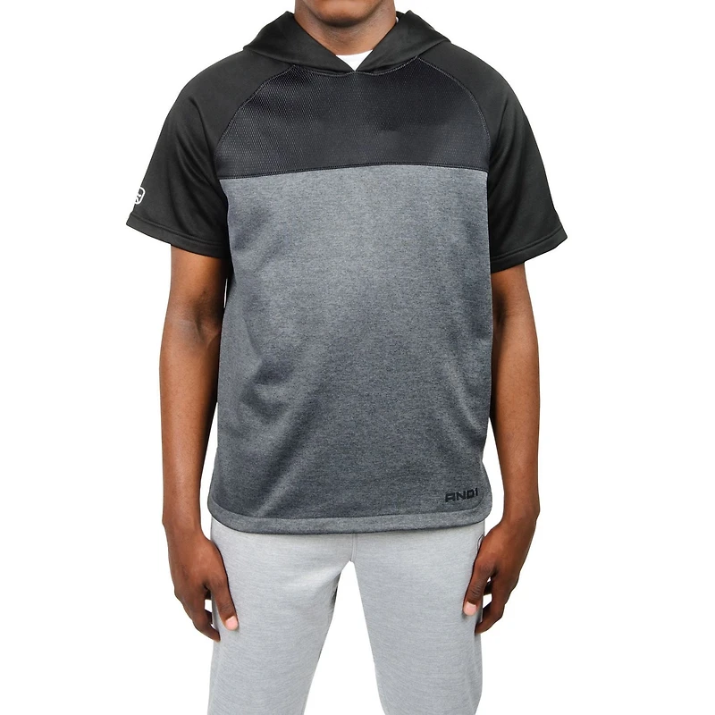 AND1 Men’s High post short Sleeve Hoody