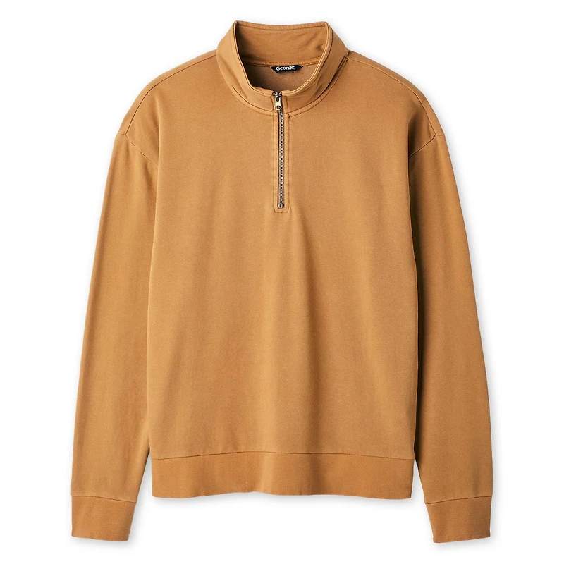 George Men's Quarter Zip Sweatshirt