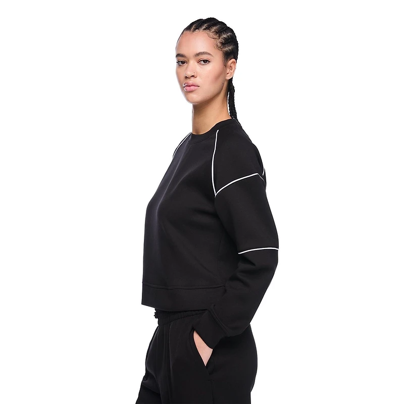 Athletic Works Women's Crew-Neck Soft Knit Pullover