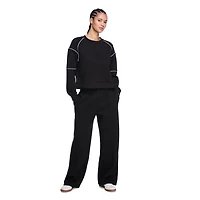Athletic Works Women's Crew-Neck Soft Knit Pullover