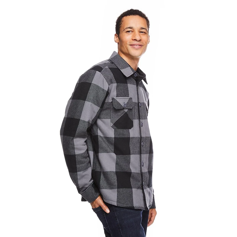 Veste-chemise en flanelle George pour hommes