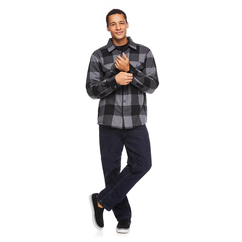 Veste-chemise en flanelle George pour hommes