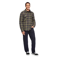 George Men's Flannel Shirt Jacket