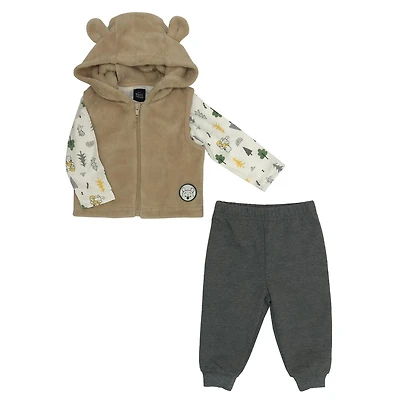 Disney Winnie The Pooh ensemble 3 <br>pièces pantalons / gillet pour garçon