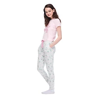 No Boundaries Women's Two Piece Pajama Set