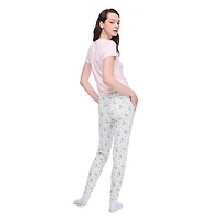 No Boundaries Women's Two Piece Pajama Set