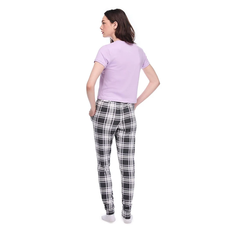 No Boundaries Women's Two Piece Pajama Set