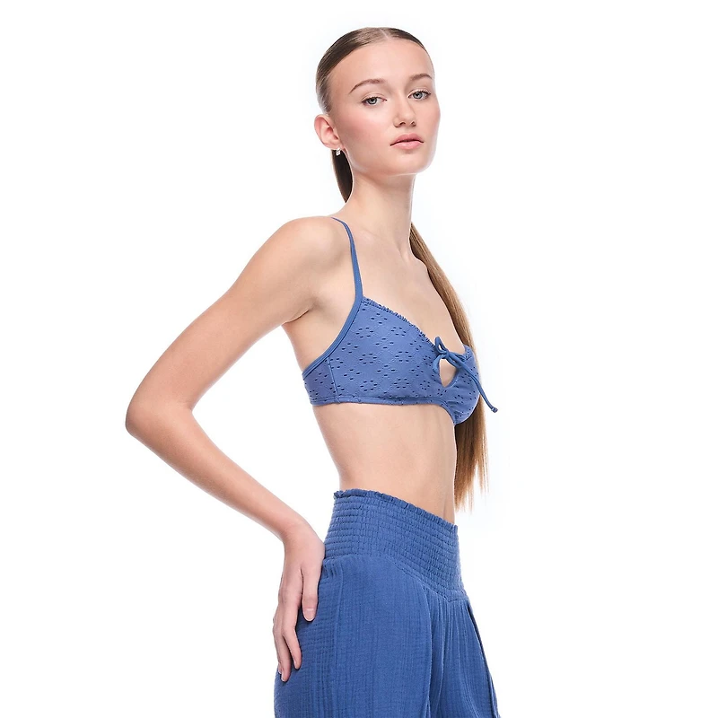 Haut de bikini noué à l'avant No Boundaries pour femmes