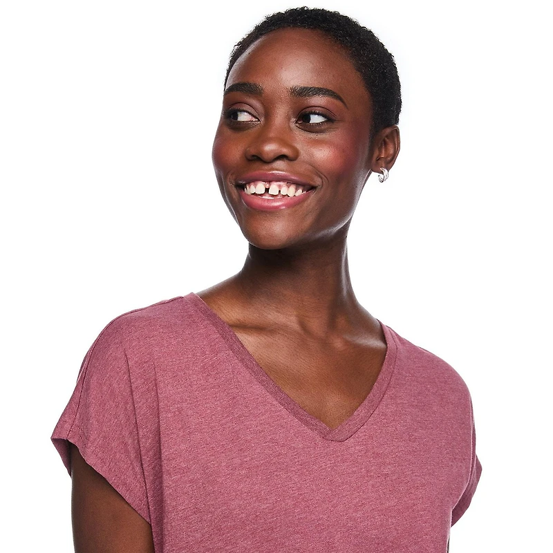 Chemise de nuit à encolure en V George pour femmes