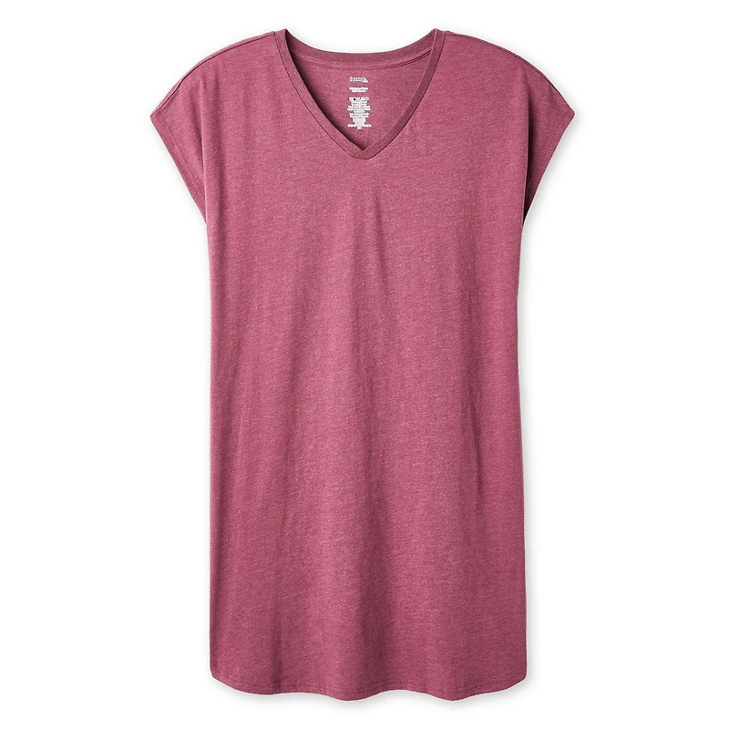 Chemise de nuit à encolure en V George pour femmes