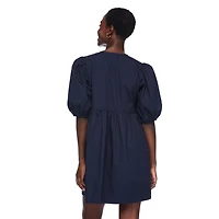 Robe en popeline avec boucle à l’avant George pour femmes