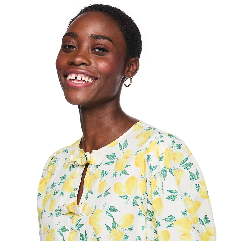 Robe en popeline avec boucle à l’avant George pour femmes