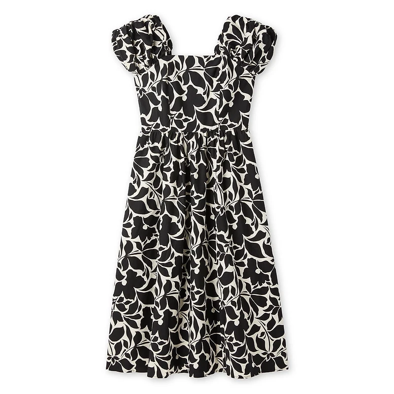 George Women's Puff Sleeve Printed Maxi Dress