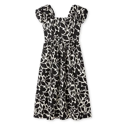 George Women's Puff Sleeve Printed Maxi Dress
