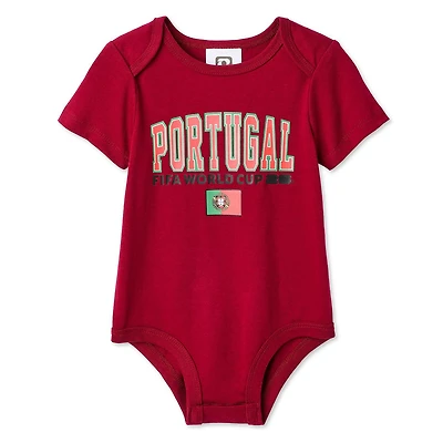 Body unisexe pour bébé FIFA Coupe du Monde 2026 Portugal