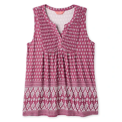 Iyla Women's Border Printed Top