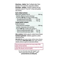 Jamieson gélules oméga-3 mini sans arrière-goût de poisson, 350 mg, 200 gélules