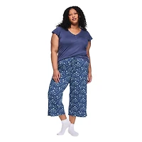 Pyjama 2 pièces avec capri George Plus pour femmes