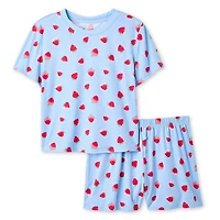 Pyjama 2 pièces avec short No Boundaries pour femmes