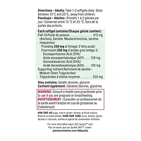 Jamieson Omega-3 Softgels with MCT Oil, 250 mg, 120 Count