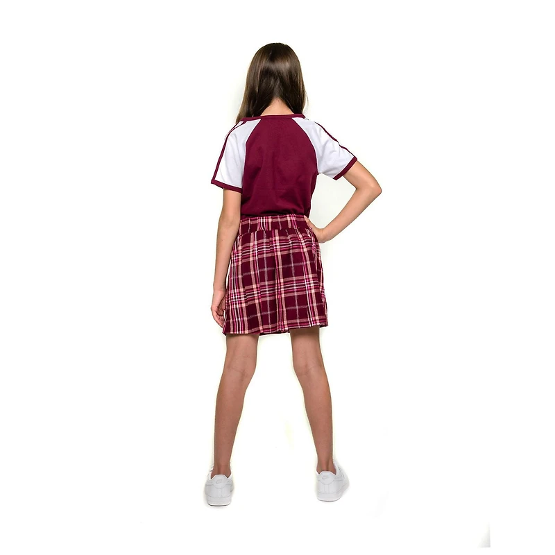Justice Girls EST.04 Bear Short Sleeve T-Shirt